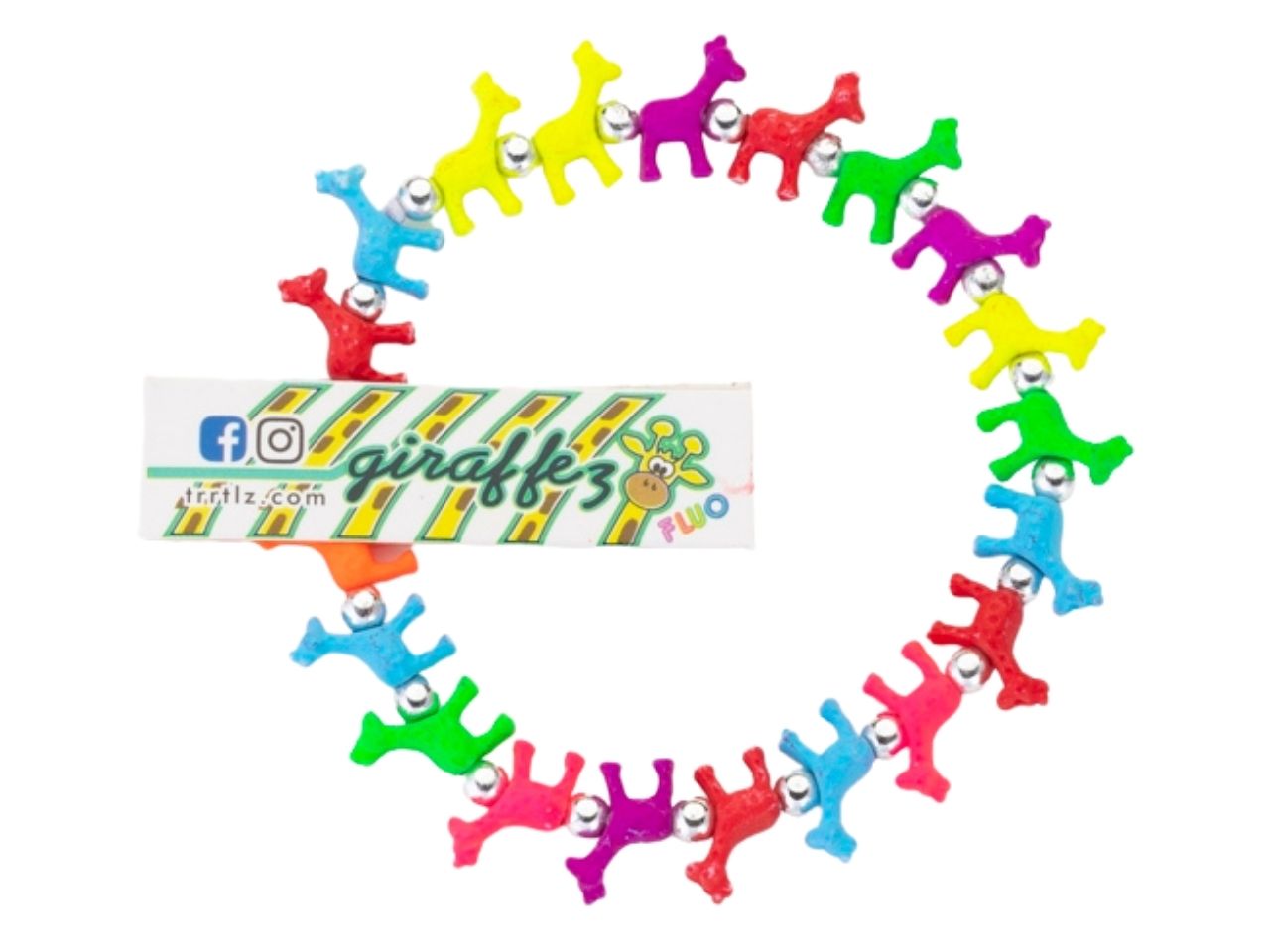 Bracciale giraffe fluo giraffez fluo