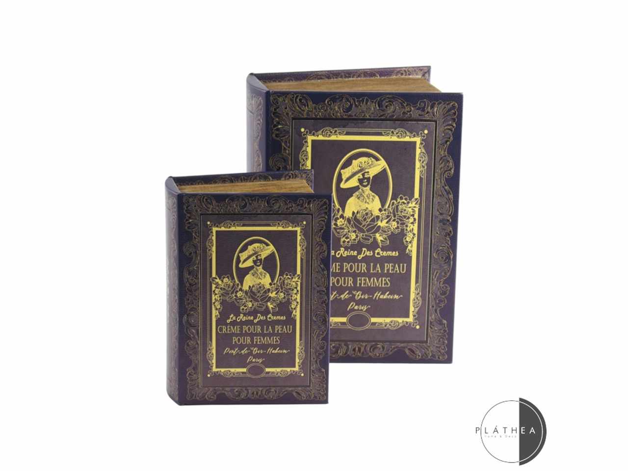 La reine des cremes libro legno 2 pezzi