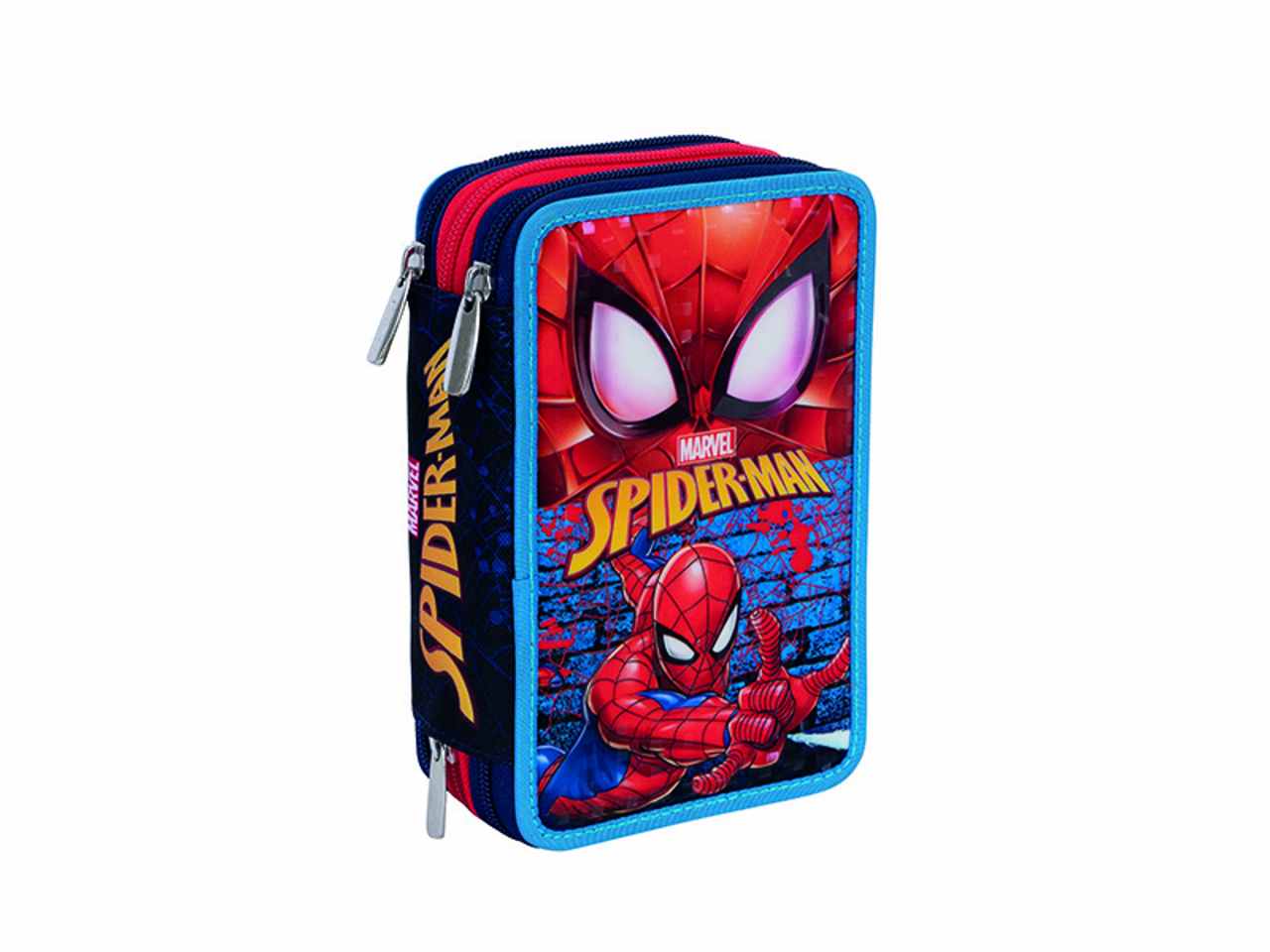 Astuccio 3 zip spiderman 329012201 $