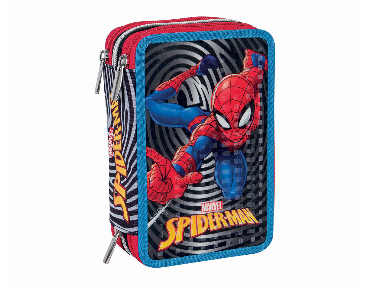 Spiderman astuccio 3 zip the greatest hero