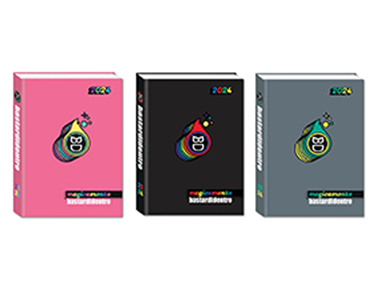 Diario pocket 16 mesi color new bastardidentro magicamente $