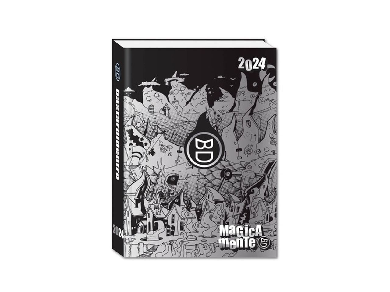 Diario pocket 16 mesi gold & silver bastardidentro magicamente $