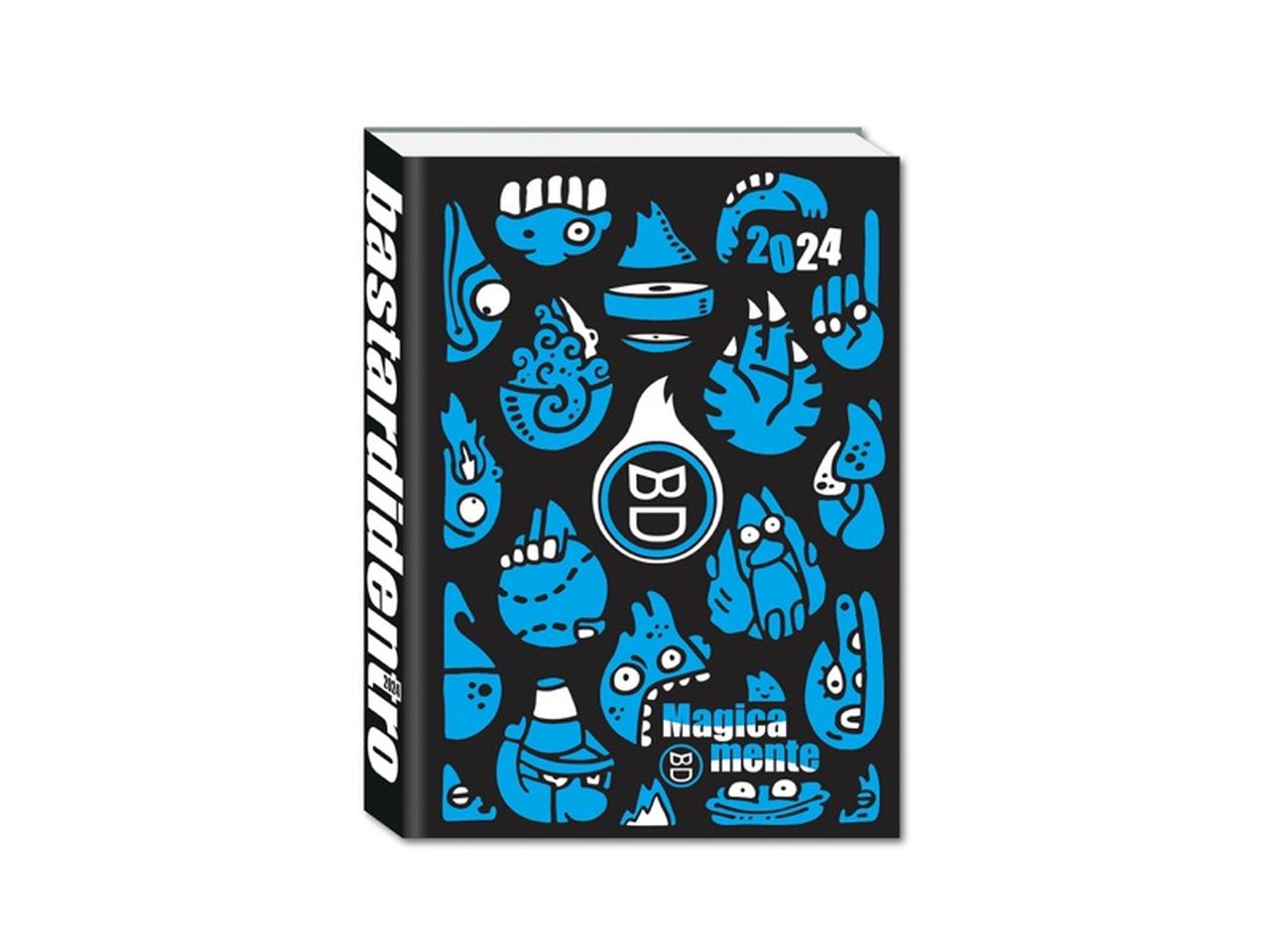 Diario standard 16 mesi superspl fluo bastardidentro magicamente $
