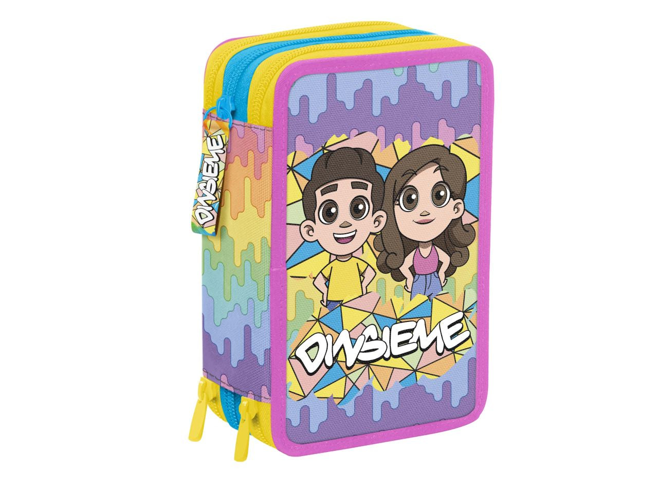 Dinsieme school astuccio 3 zip