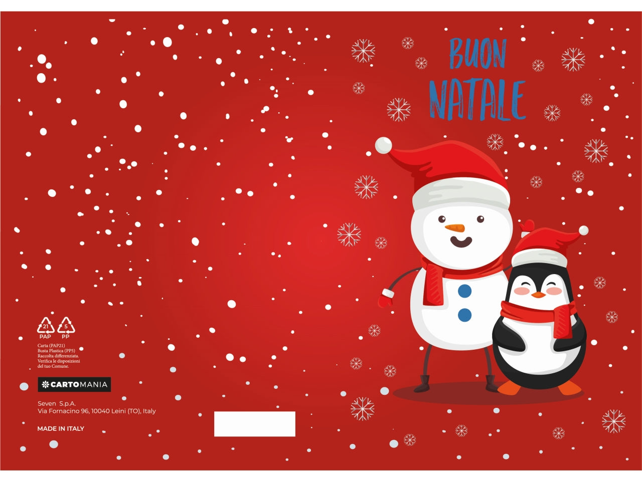 Biglietti natale cartoon cartomania | Seven