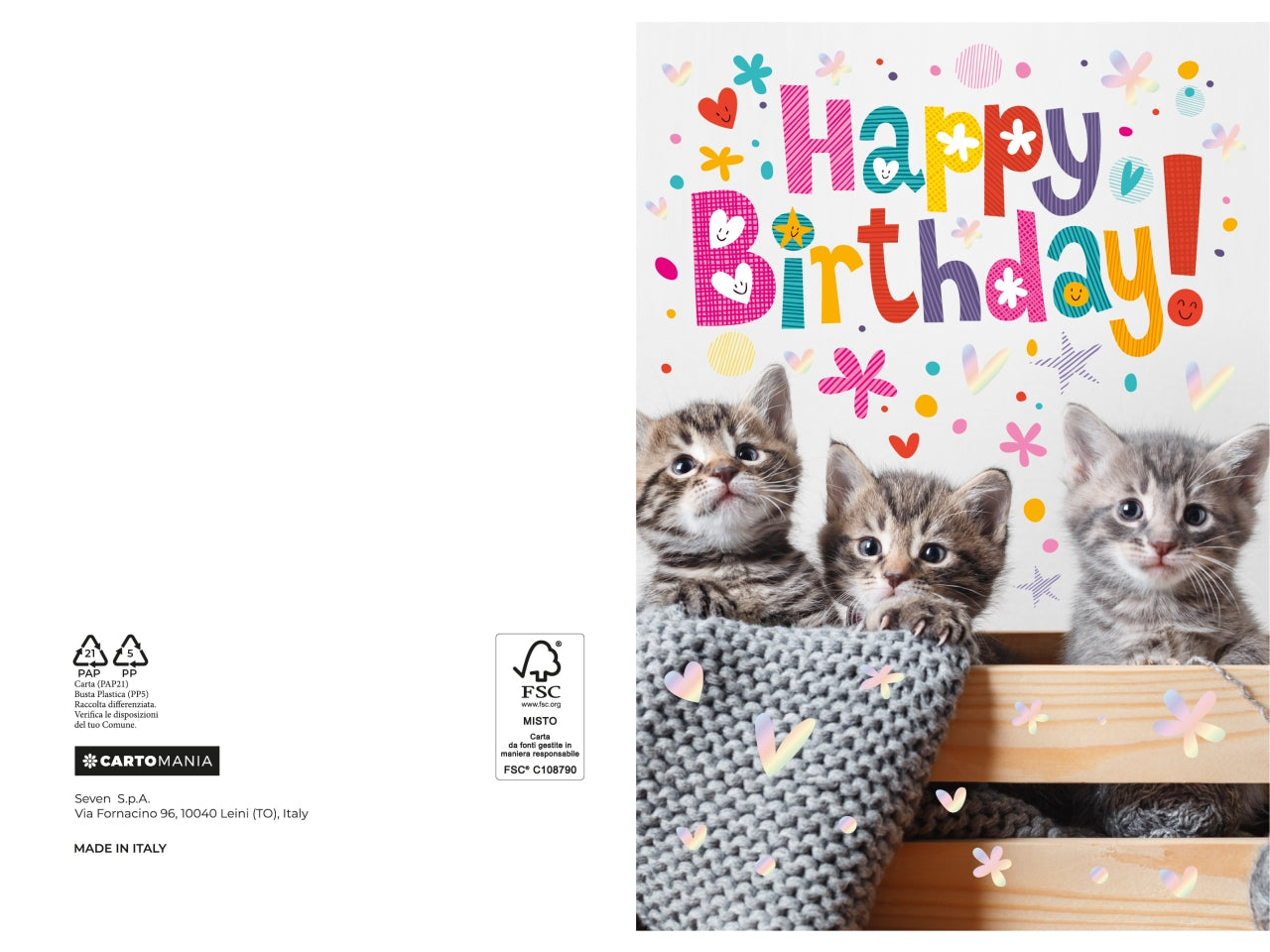 Biglietti compleanno animali # cartomania