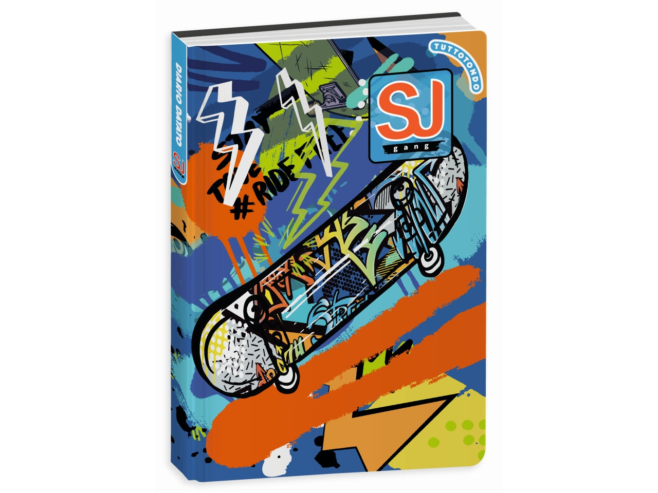 Diario 10 Mesi SJ Gang Girl - Multicolor, 14x20,6 cm, 352 Pagine | Seven