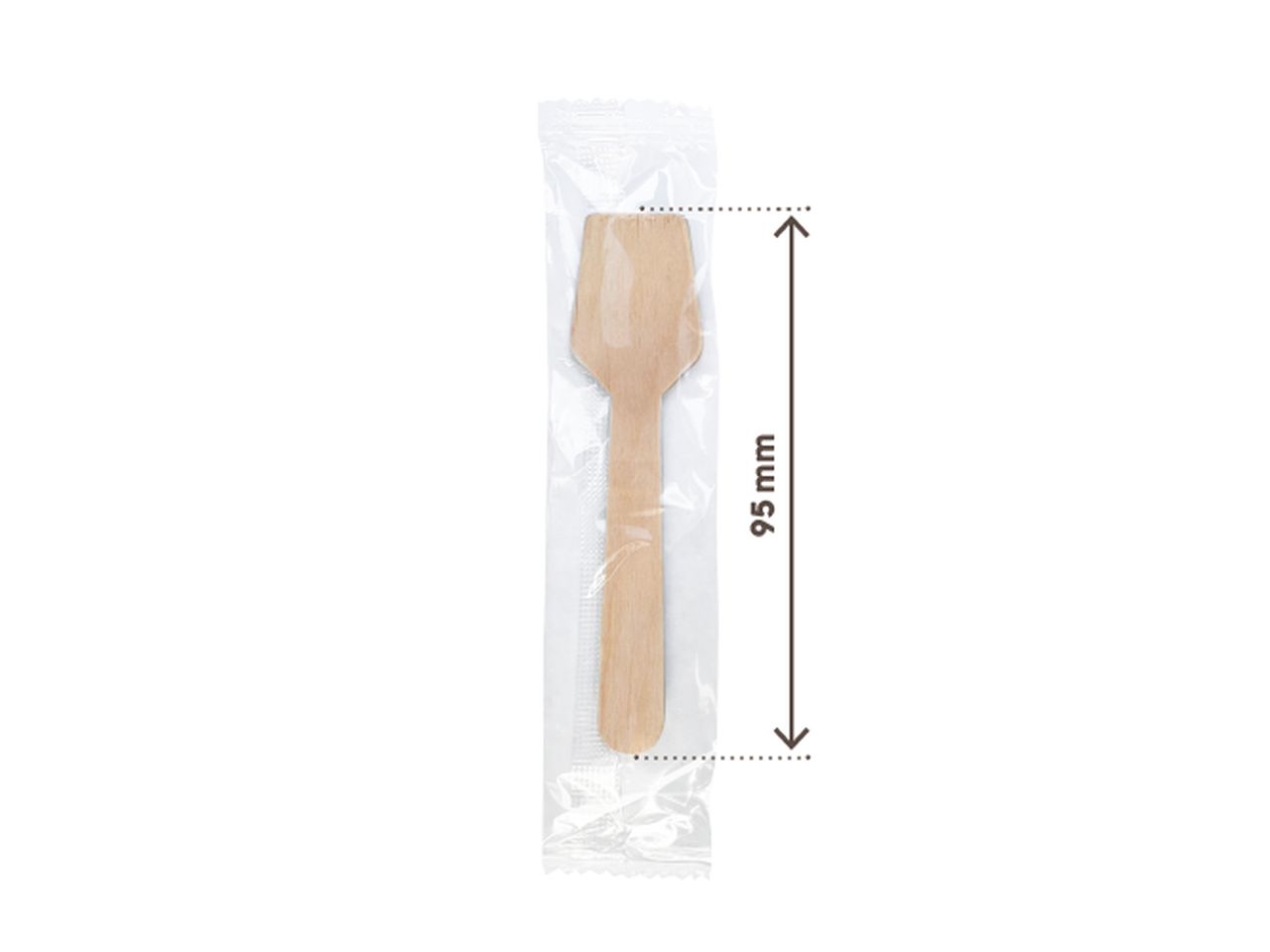 Palettine gelato di legno imbustata - la confezione contiene 100 pezzi