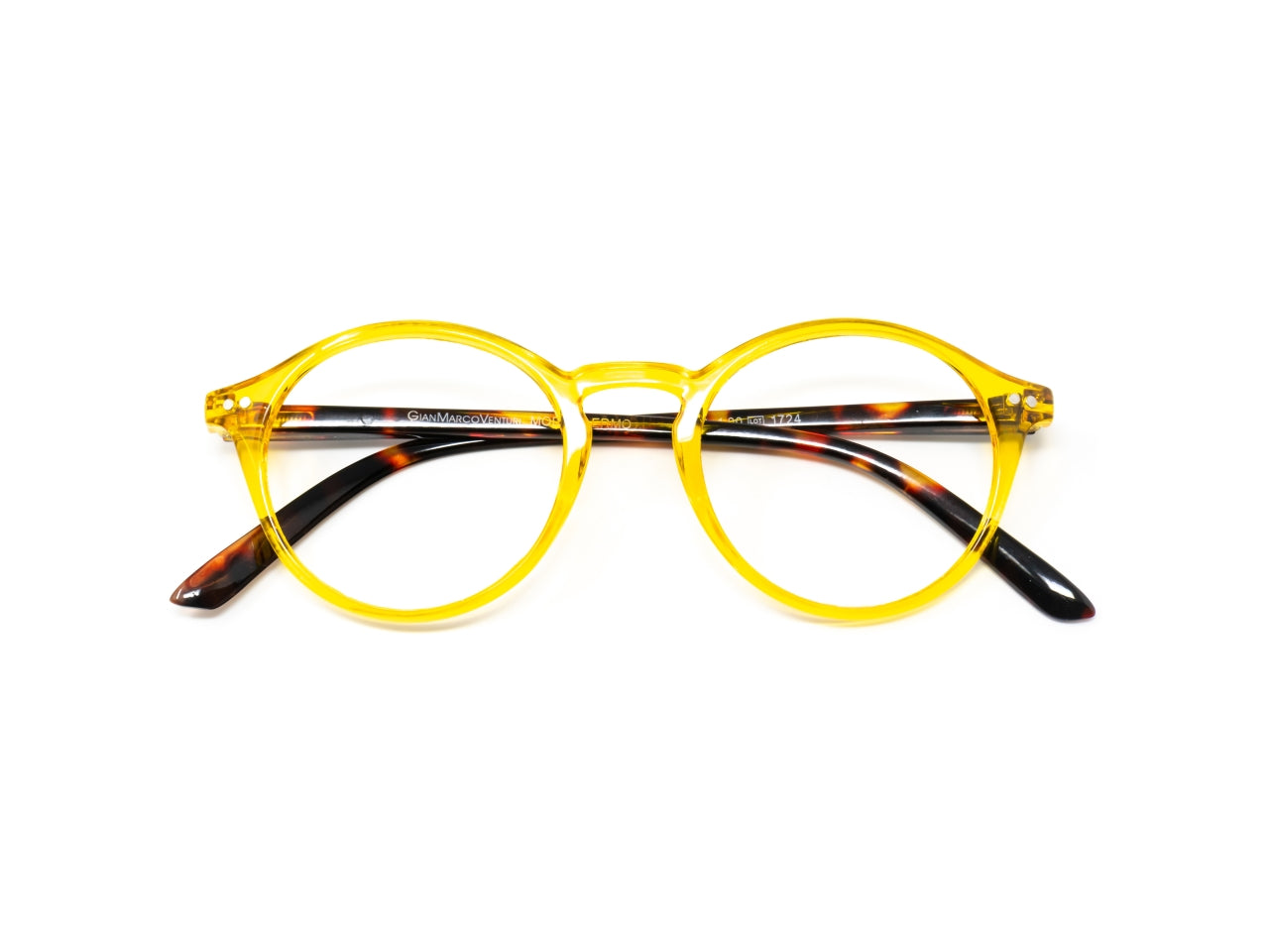 Gmv occhiali palermo giallo trasparente tartarugato +1,50