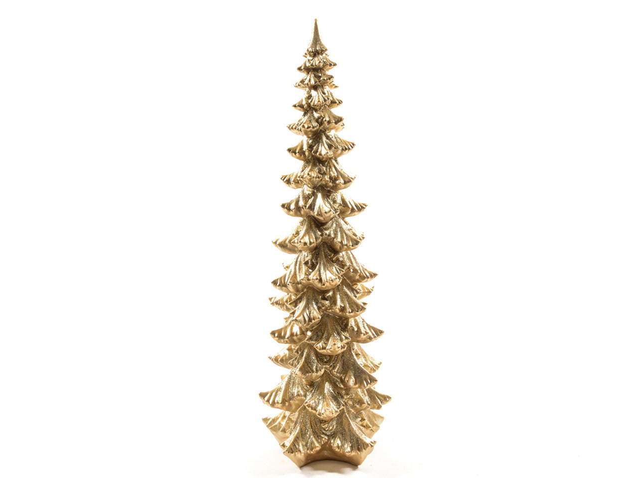 Albero in resina colore oro grande misura h.75x23x22cm