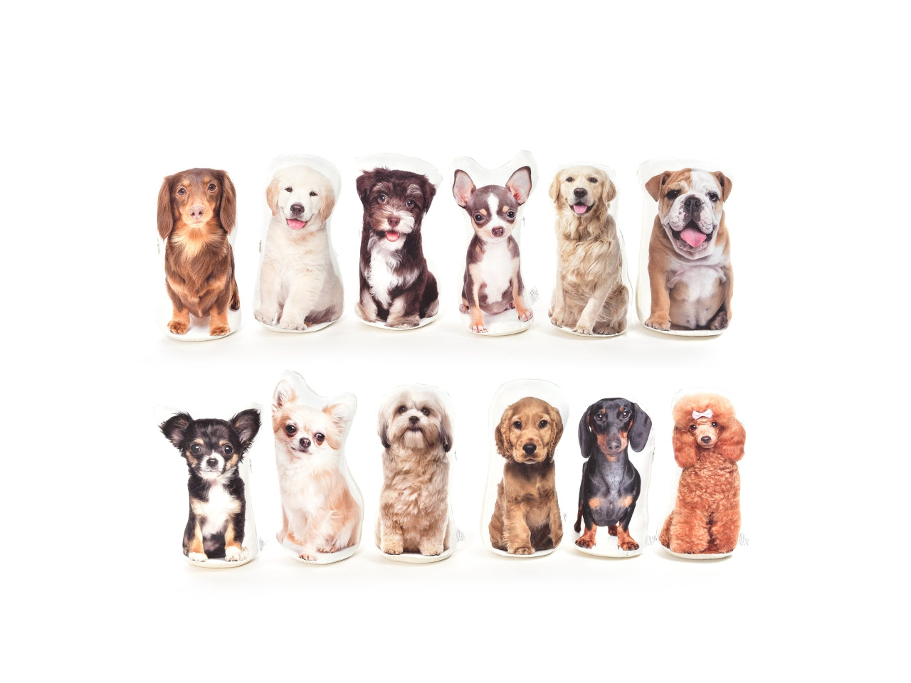 Fermaporta in tessuto cagnolini multicolor 12 assortimenti 12x11x28 cm - M Home