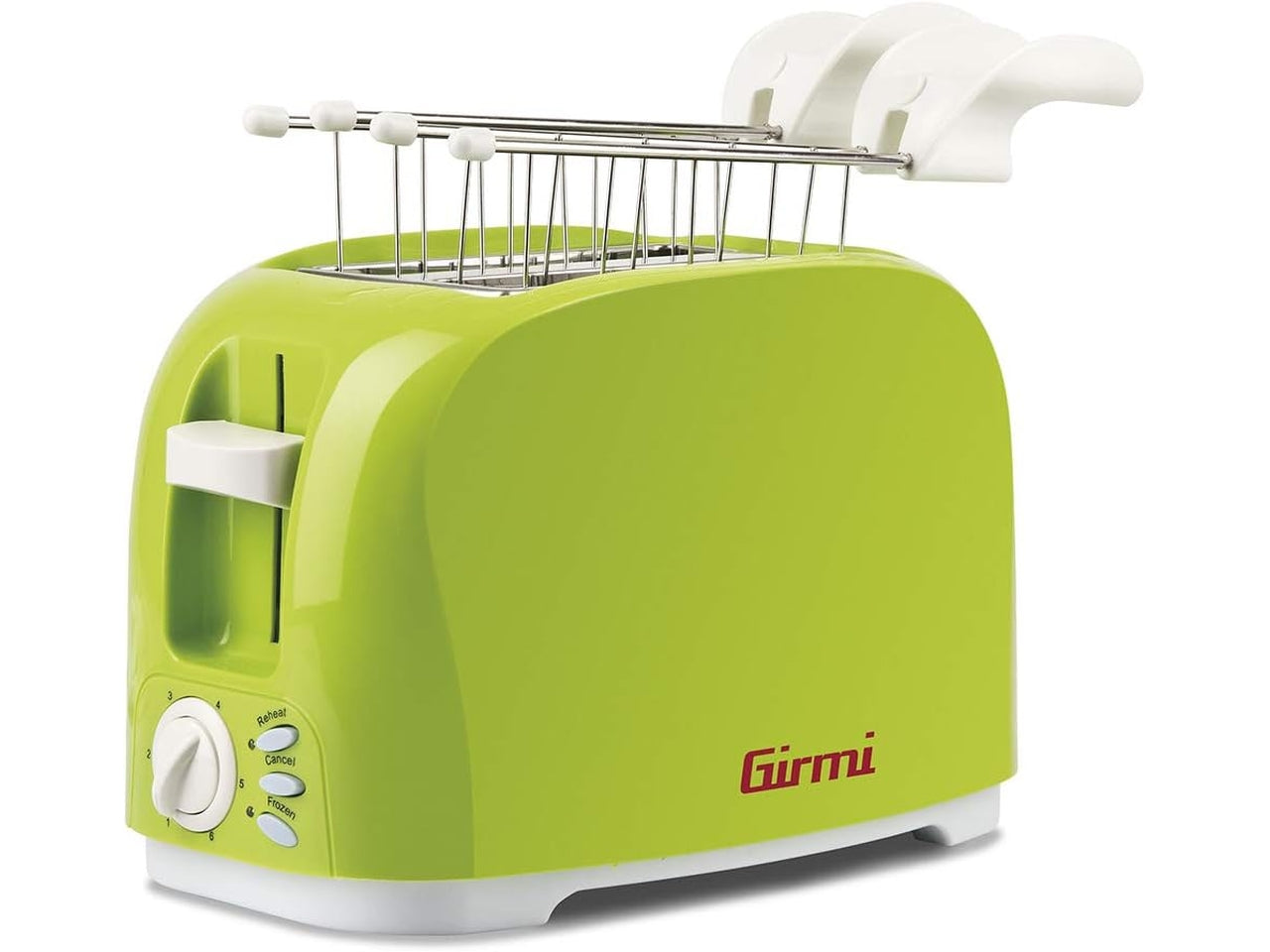 Tostapane elettronico con pinze 800w verde