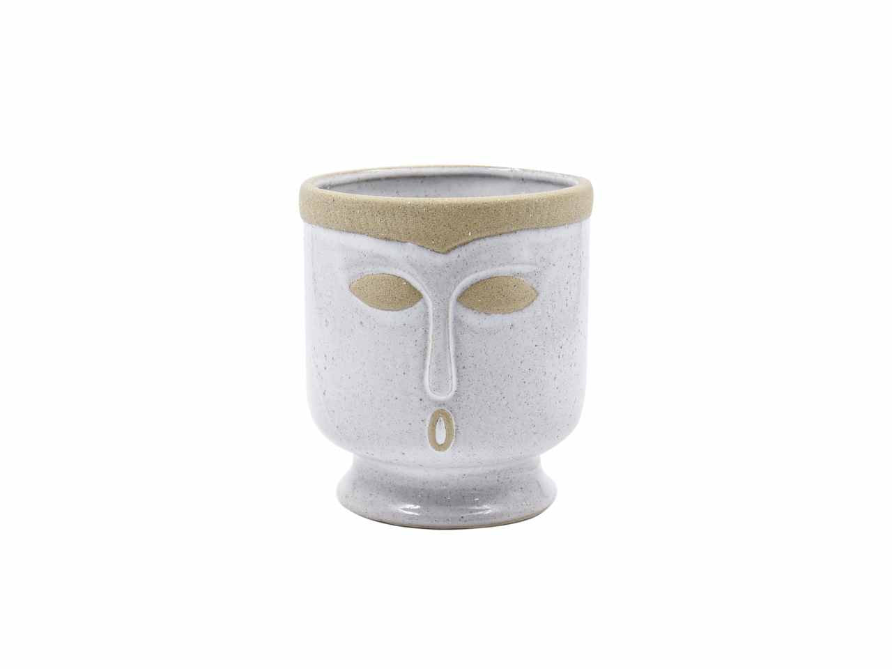 Cache pot testa mistica che canta h13,5 58092