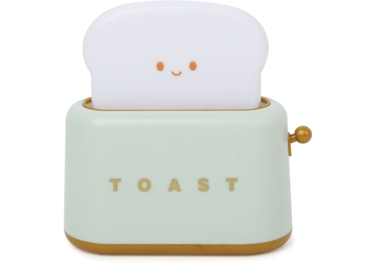 Luce notturna a led a forma di tostapane verde e arancio 13.5x5.5x13 cm - Ibs