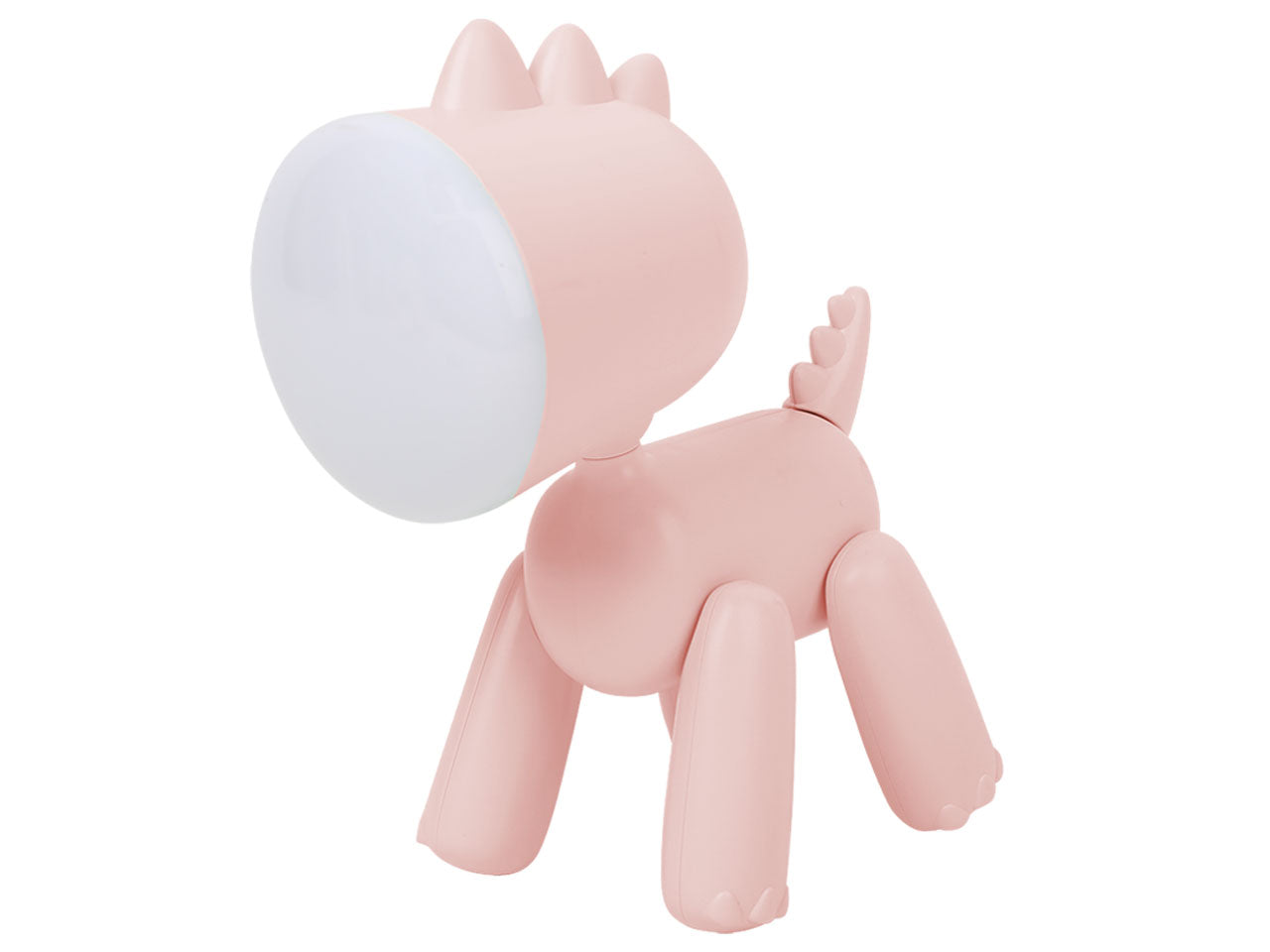 Luce notturna led a forma di dinosauro rosa e verde 15,5x19x9 cm - Switch U