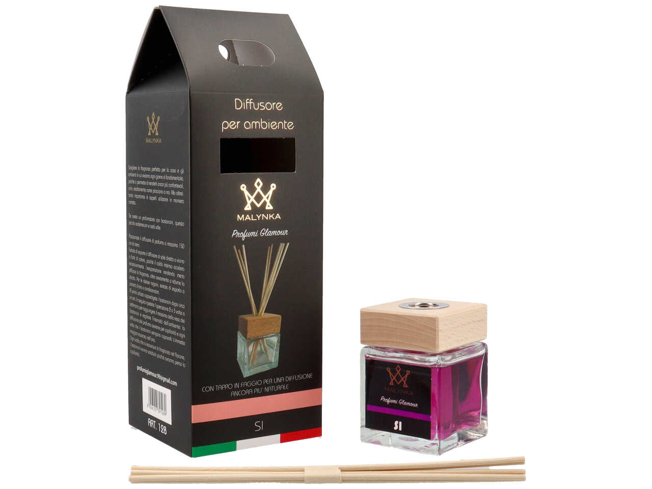 Profumatore 100ml con bacchette si