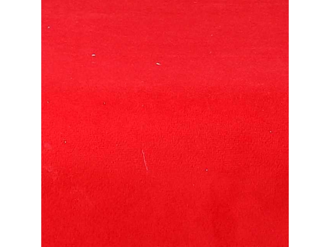 Panca contenitore in velluto rosso 50x35x47cm - Vacchetti