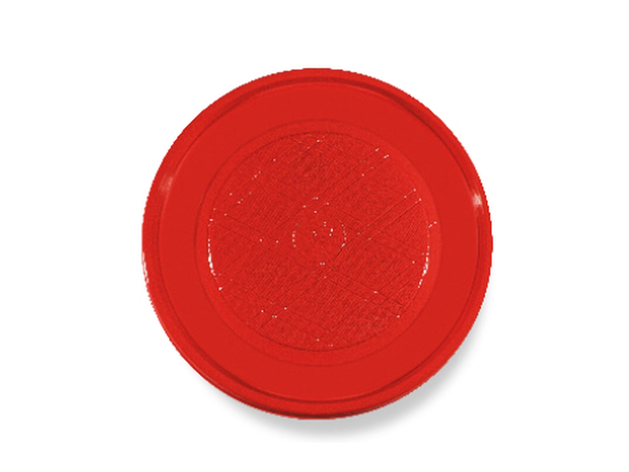 Piatto da dessert riutilizzabile colore rosso elios la confezione comprende 40 piatti