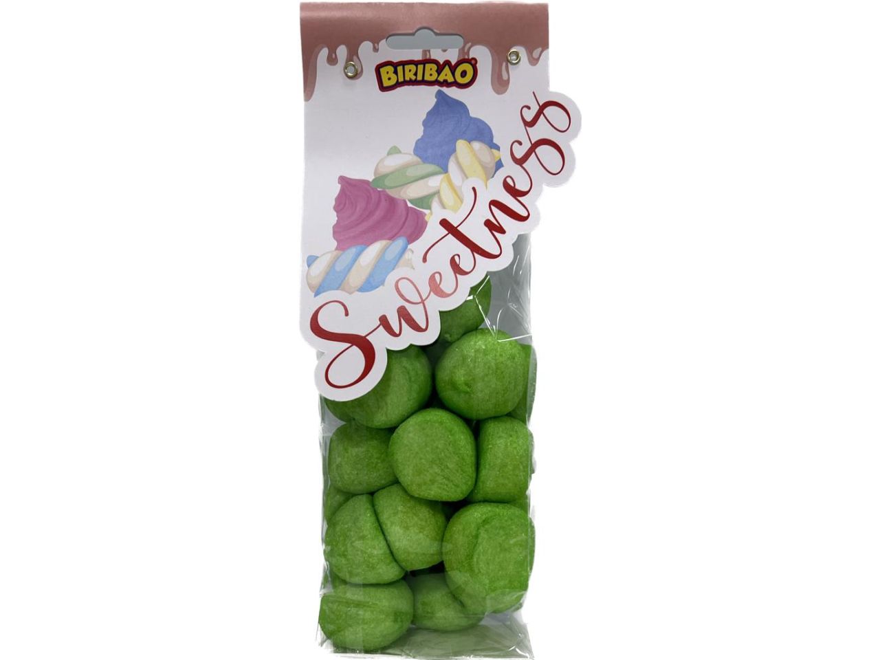 Marshmallow biribao palline verdi 200gr