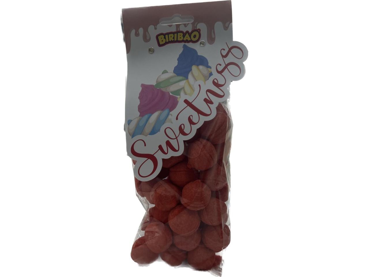 Marshmallow biribao palline rosse 200gr