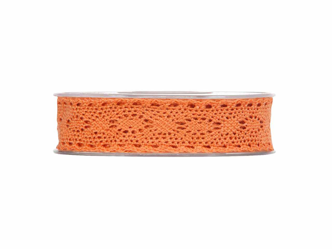 Nastro merletto mm25x8mt colore arancione