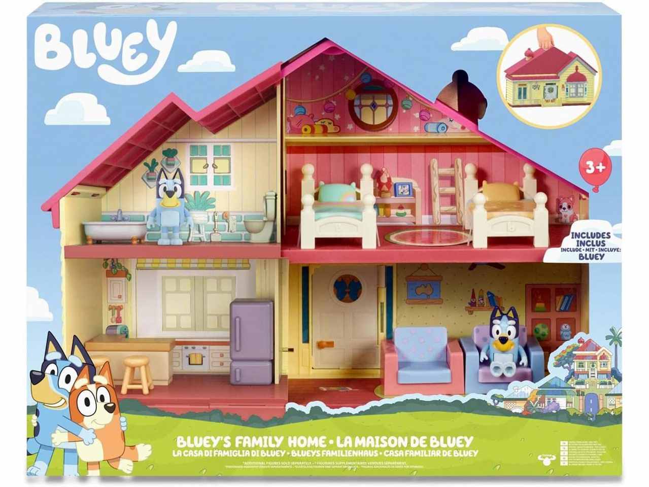 Bluey playset casa c/pers.bly04010