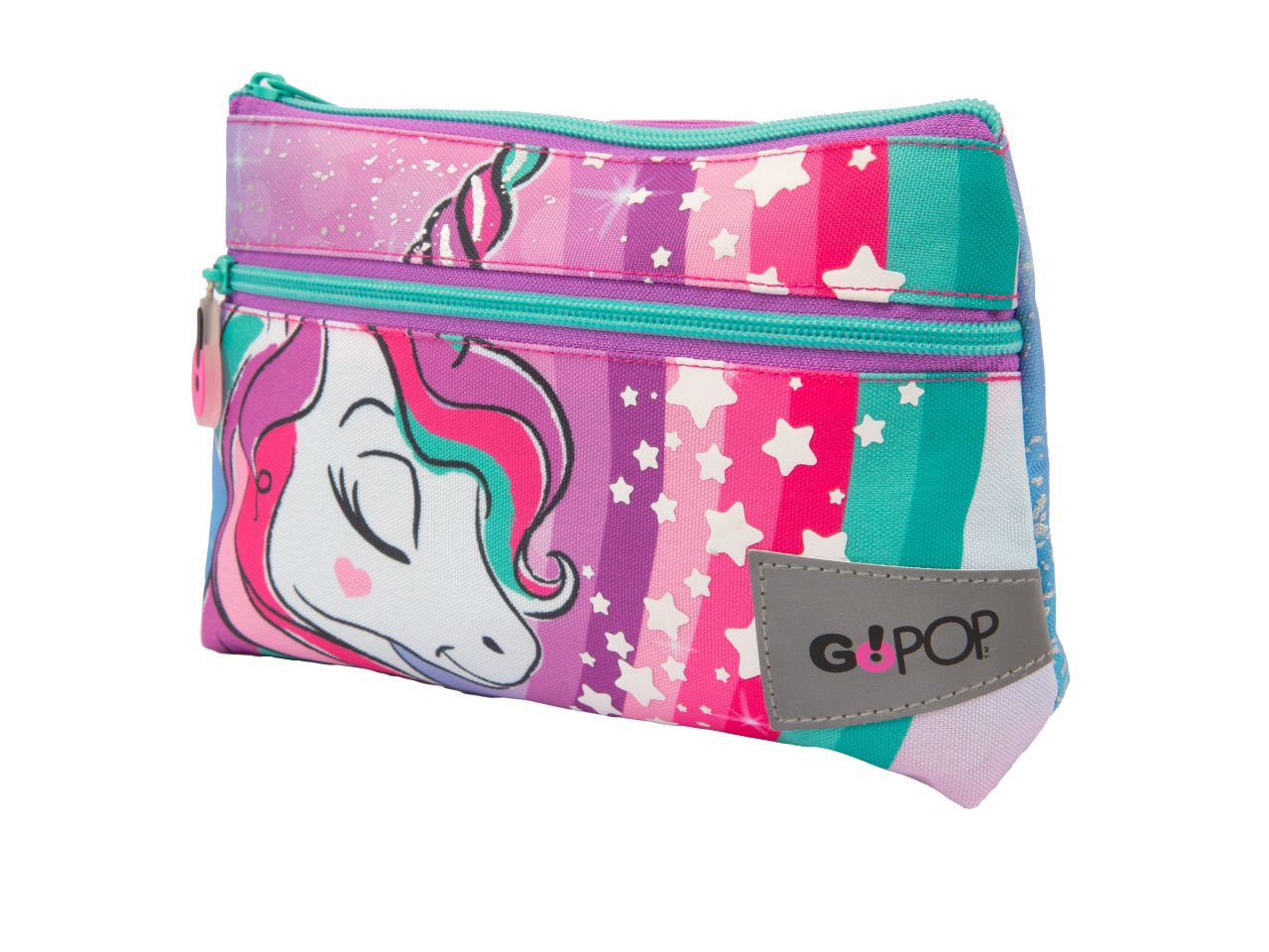 Gopop 23 max bustina con 2 zip unicorn