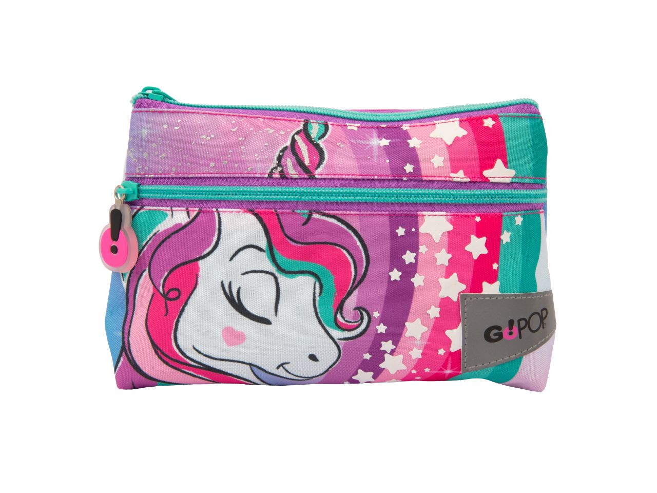 Gopop 23 max bustina con 2 zip unicorn