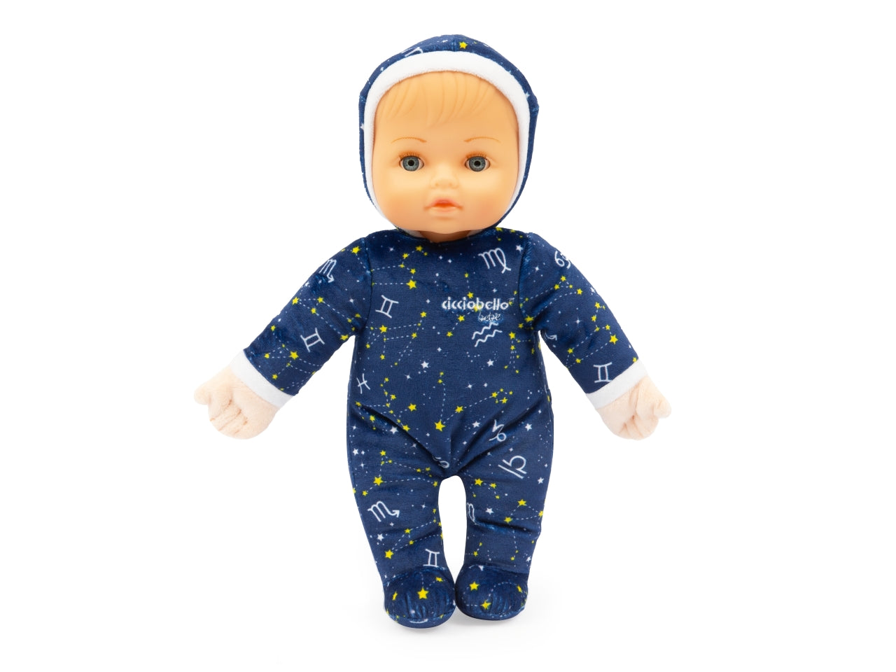 Bebe' Horoscope Babola Morbida Rivestita in Tessuto con segno Zodiacale - Giochi Preziosi $