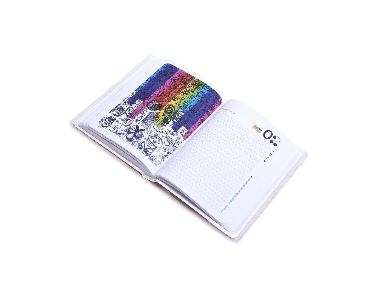 Diario Scuola 2024-2025 BE YOU Extra White Medium, Agenda 12 Mesi Datata, Formato Standard 13,5cm x 18,2cm, Diario con Sticker e Segnalibro, Colore Bianco - Giochi Preziosi