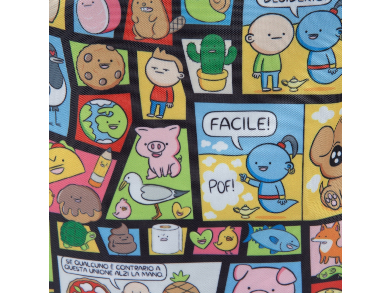 Pera toons 24 zaino round xl, multicolor, Made in Italy - Giochi Preziosi