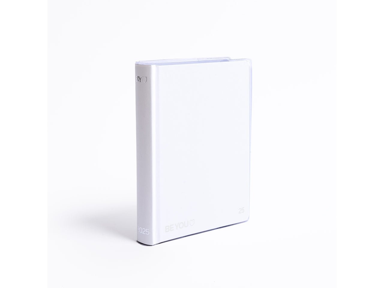Diario Scuola 2024-2025 BE YOU Extra White Small, Agenda 12 Mesi Datata, Formato Easy 12,5cm x 16,5cm, Diario con Sticker e Segnalibro, Colore Bianco - Giochi Preziosi