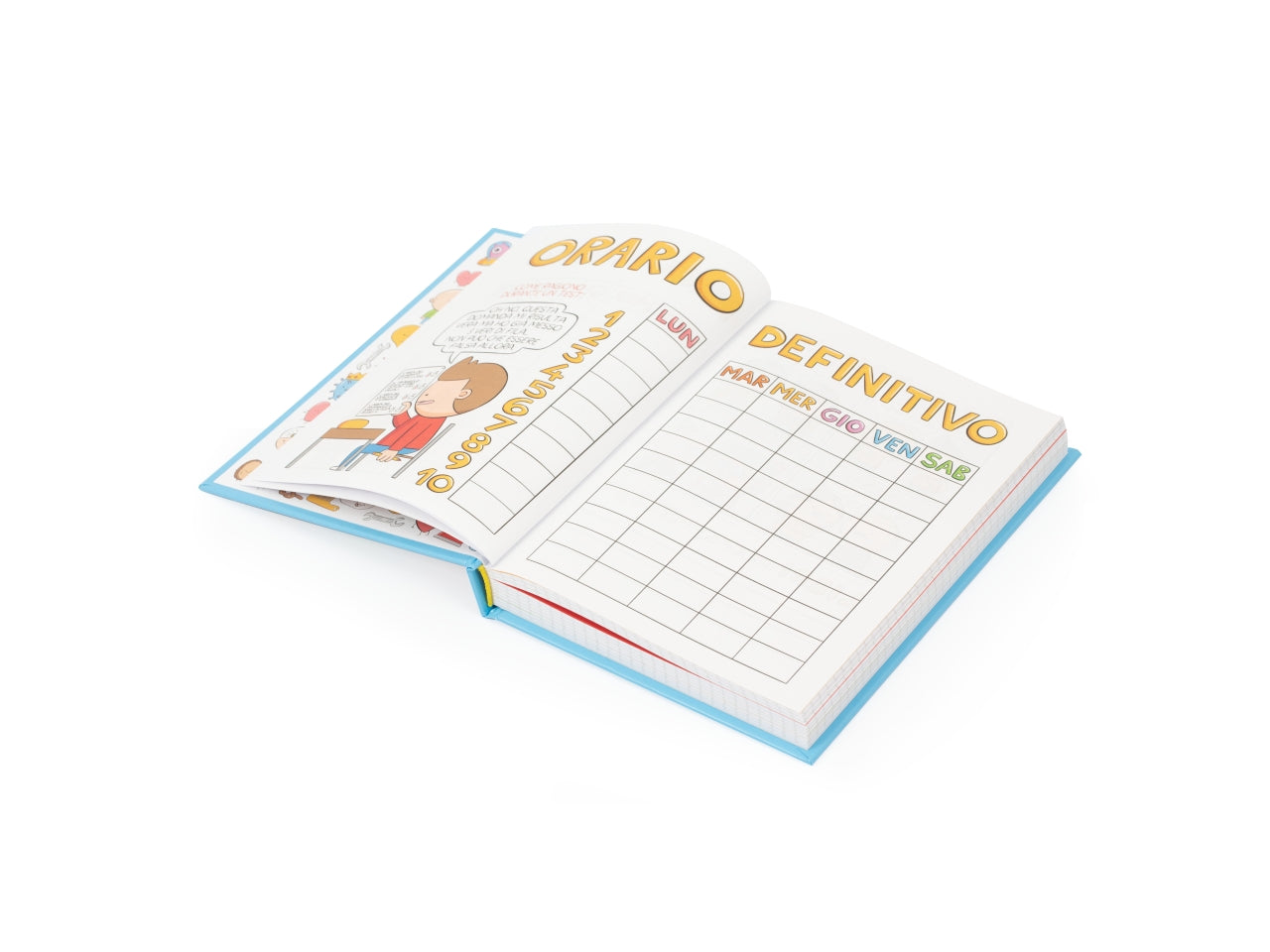 Diario Scuola 2024/2025 Pera Toons, Interni con Battute e Stickers Originali Pera Toons, Agenda Rigida 10 Mesi Non Datata con Segnalibro, Diario Elementari e Medie 24/25 - Giochi Preziosi