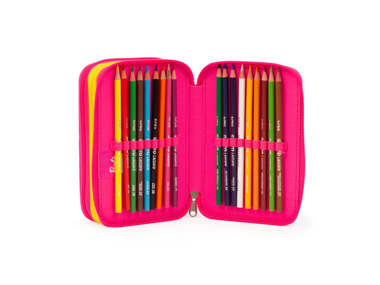 Astuccio Triplo Barbie, Scuola Ufficiale di Barbie, Completo Di Set Cancelleria, 3 Scomparti Per Bambine e Ragazze, Per Scuole Elementari e Medie - Giochi Preziosi