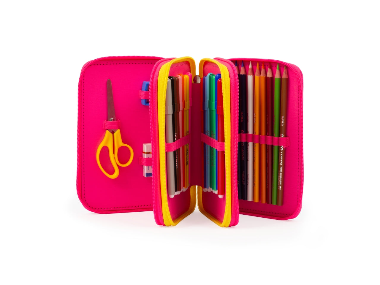 Astuccio Triplo Barbie, Scuola Ufficiale di Barbie, Completo Di Set Cancelleria, 3 Scomparti Per Bambine e Ragazze, Per Scuole Elementari e Medie - Giochi Preziosi