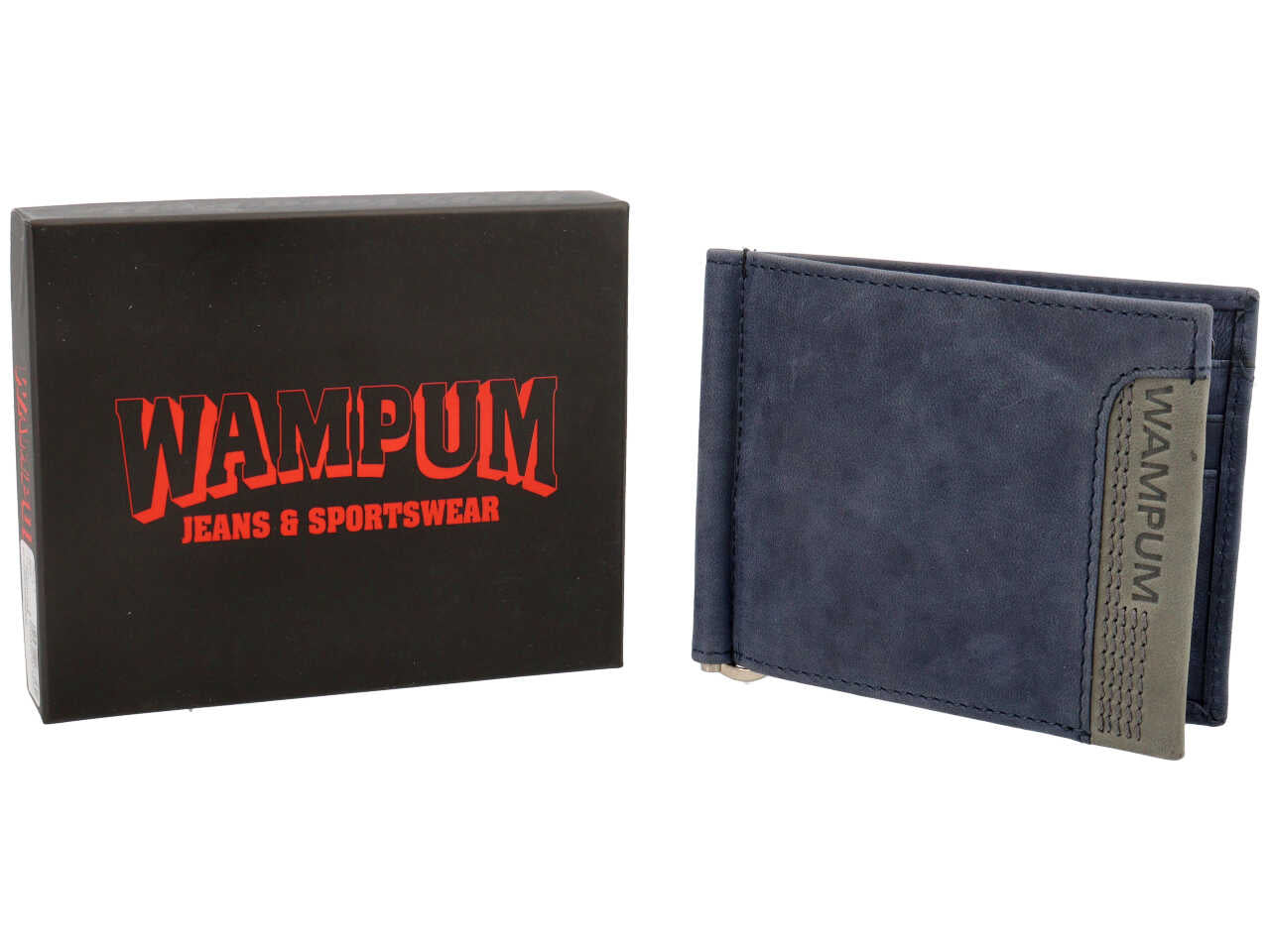 Portafogli da uomo wampum colore blu
