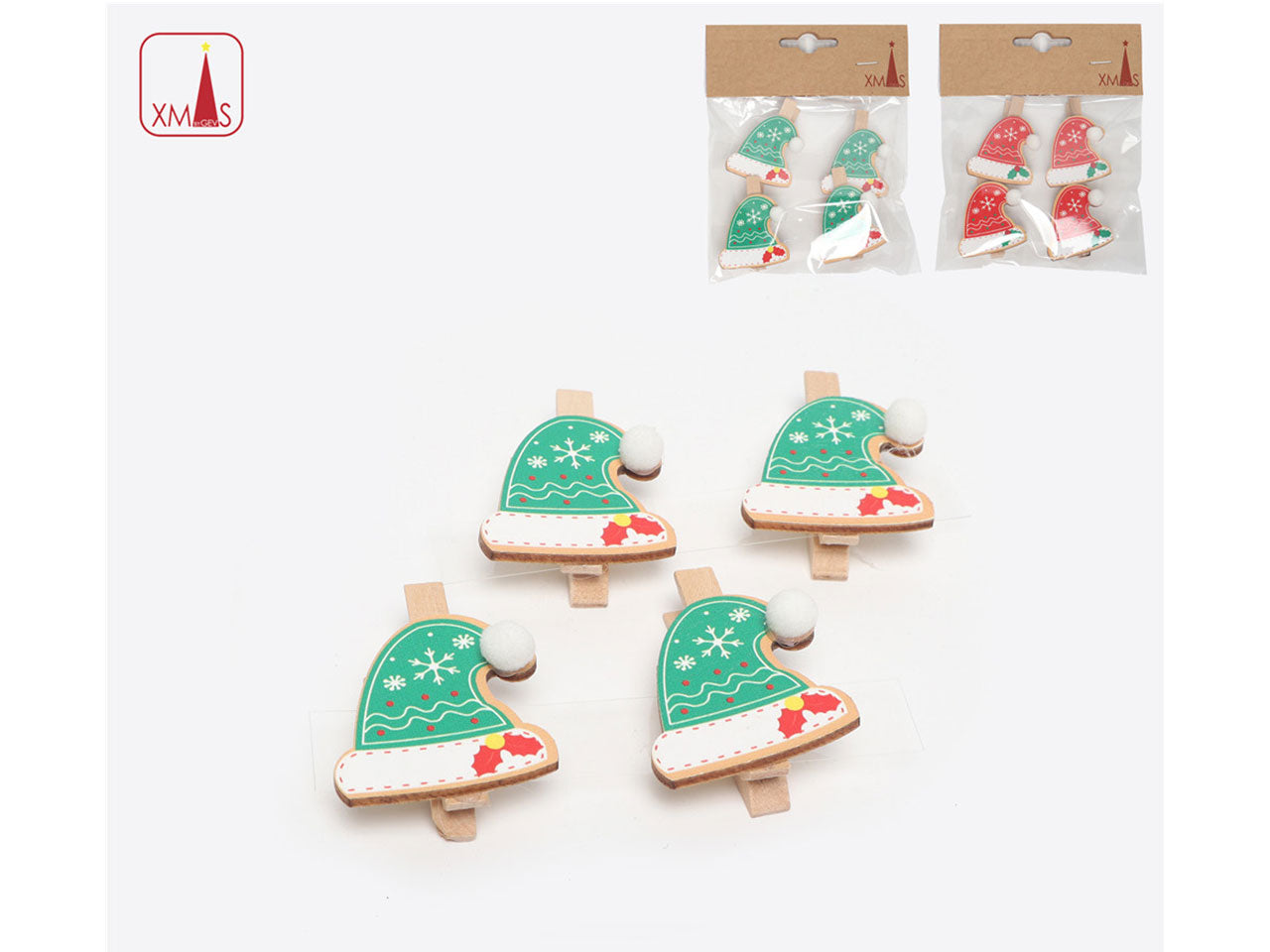 Mollettina cappellino 4,8cm 4pz