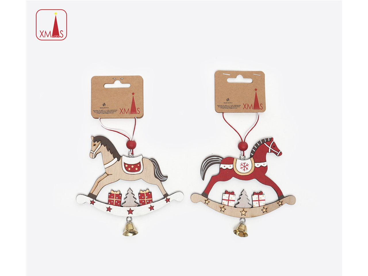 Pendente cavalluccio dondolo 12,5x1,8x11cm