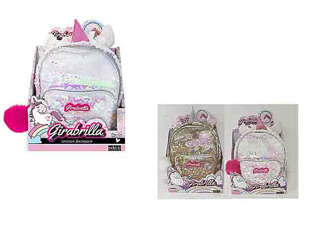 Girabrilla unicorn backpack 02530