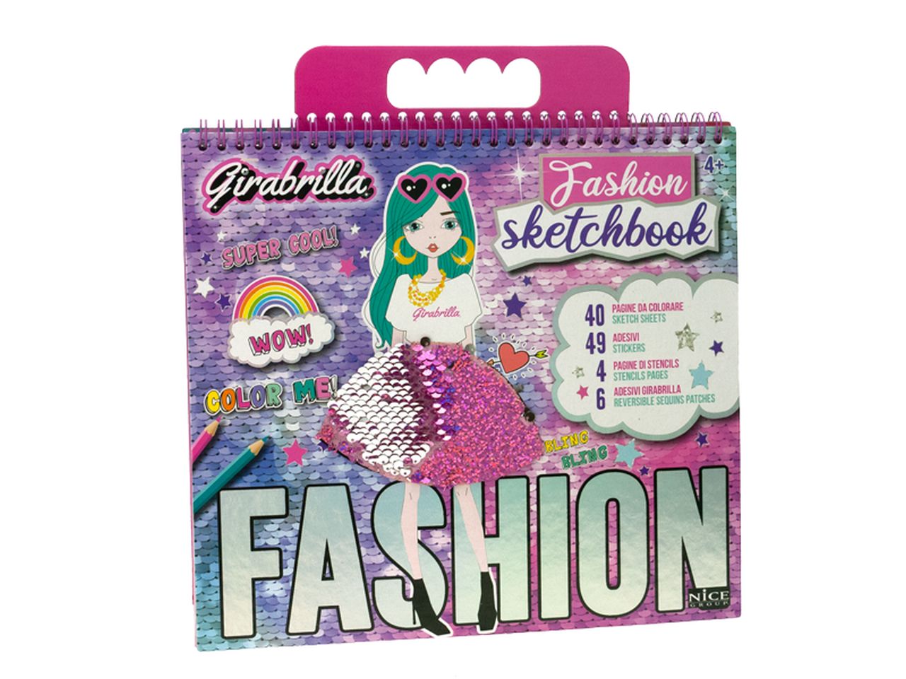 Girabrilla fashion sketch book - libro da disegno