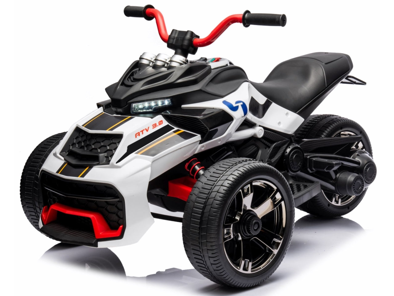 Trimoto tank deluxe 12v bianca
