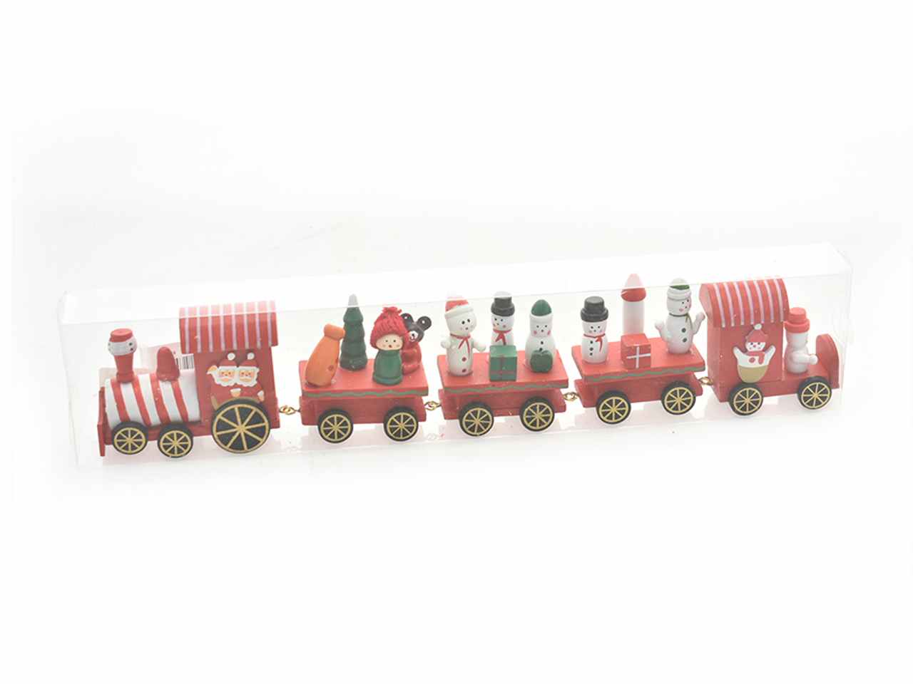 Trenino decorativo legno 39x23.8x7.5cm
