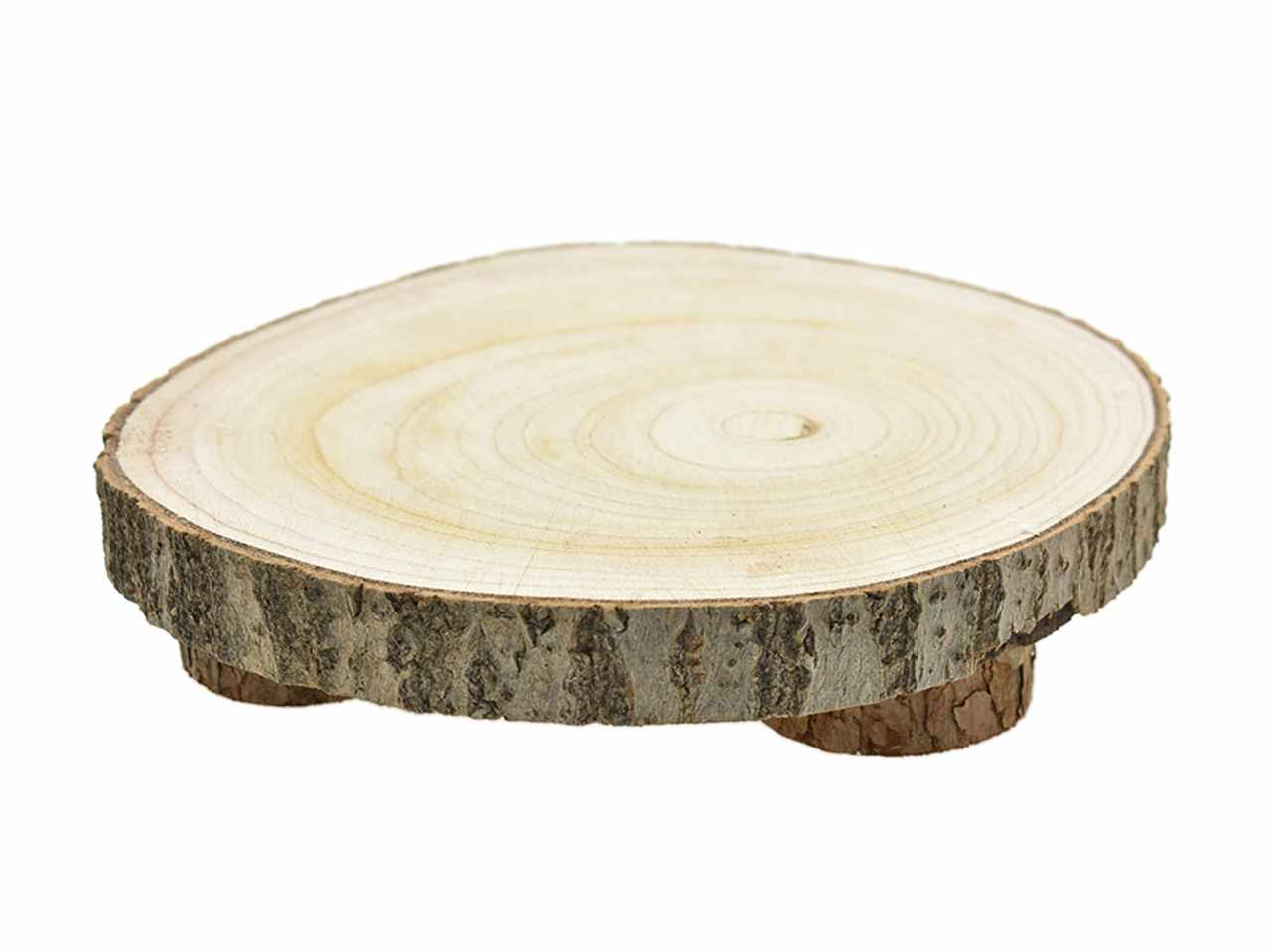 Base legno d.25cm con piede 6165308