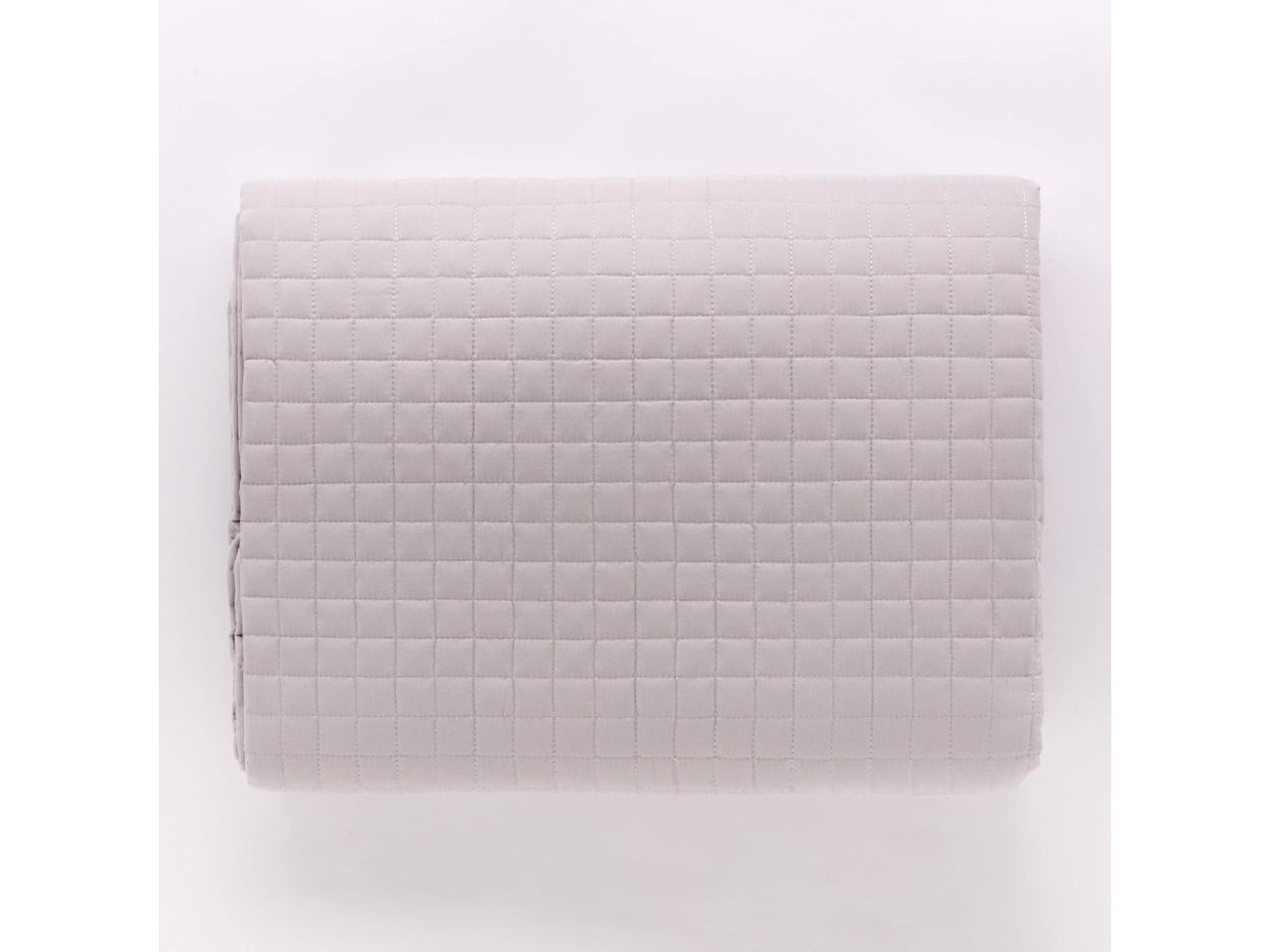 Trapunta matrimoniale primaverile Camilla in tessuto trapuntato grigio, 260x260 cm - Carillo Home