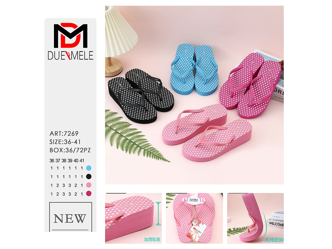 Ciabatta mare donna infradito taglia 36-41