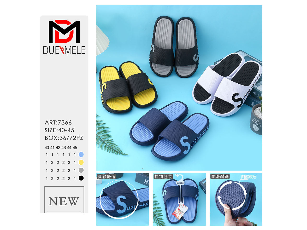 Ciabatta mare uomo taglia 40-45