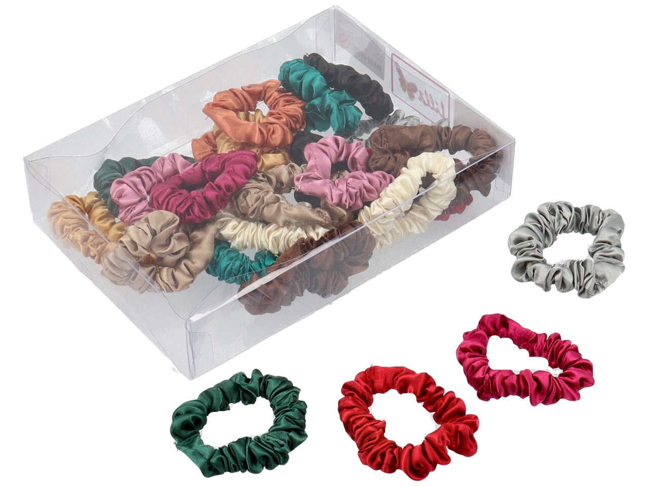 Scouncino di raso in colori assortiti invernali fc36007