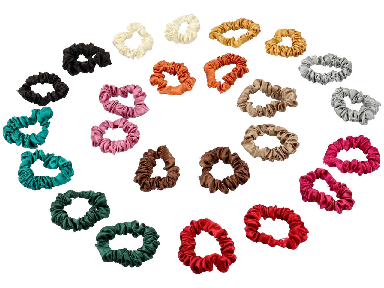 Scouncino di raso in colori assortiti invernali fc36007
