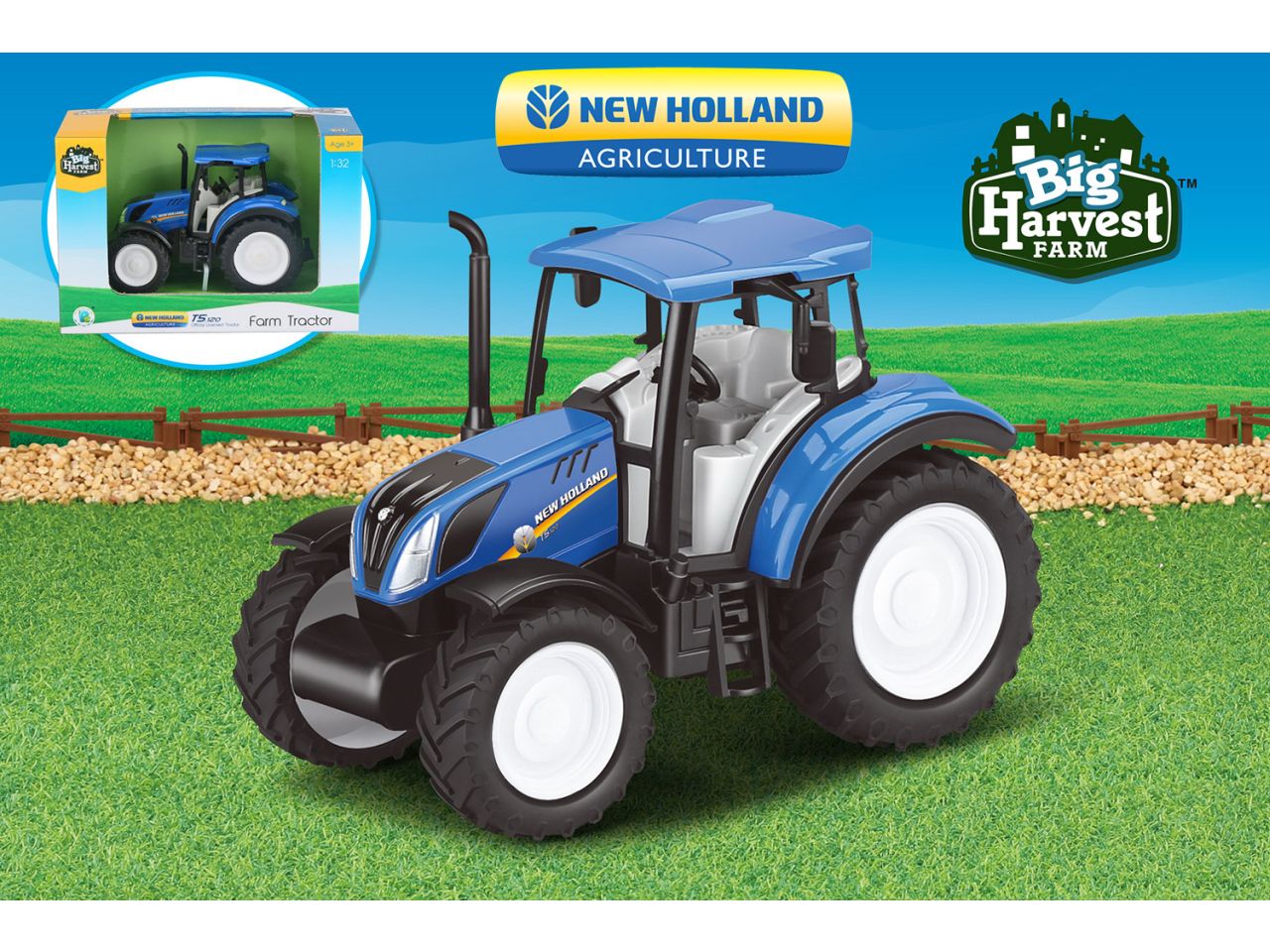 New holland trattore t5 singolo scala 1:32