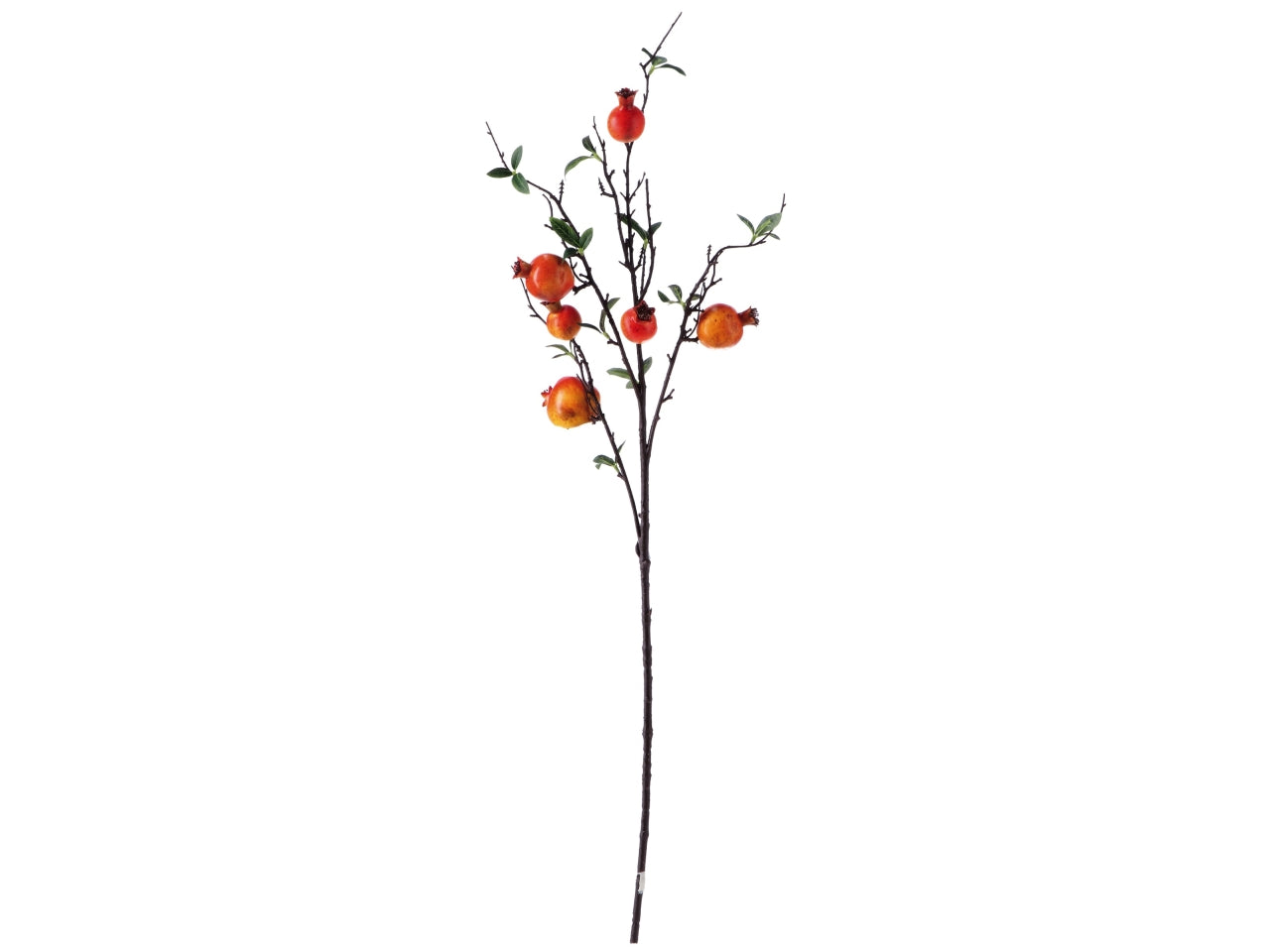 ramoscello con 6 melagrane artificiali, realistico - 3 modelli assortiti - 98cm - Star